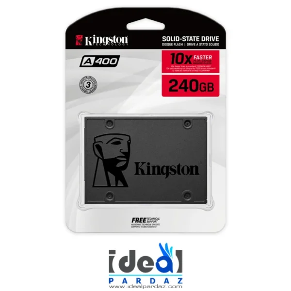مشخصات فنی و خرید اس‌ اس‌ دی کینگستون SSD 240GB Kingston A400 SATA
