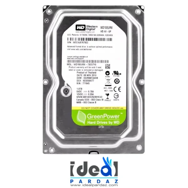 قیمت هارد 1 ترابایت وسترن دیجیتال سبز HDD WD GREEN 1TB