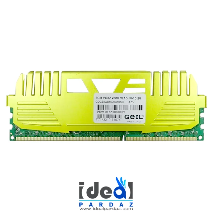 رم دسکتاپ گیل 8 گیگابایت RAM GEIL EVO Corsa DDR3 1600 8GB