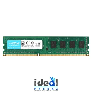 رم دسکتاپ کروشیال 4 گیگابایت RAM PC CRUCIAL DDR3 1866 4GB