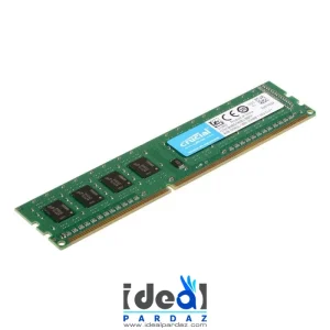 مشخصات فنی رم کامپیوتر کروشیال 4 گیگابایت CRUCIAL DDR3 1600 4GB
