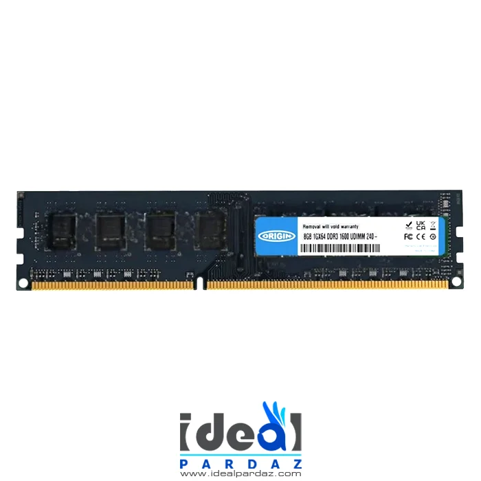 رم دسکتاپ اوریجین 8 گیگابایت RAM ORIGIN 8GB DDR3 1600