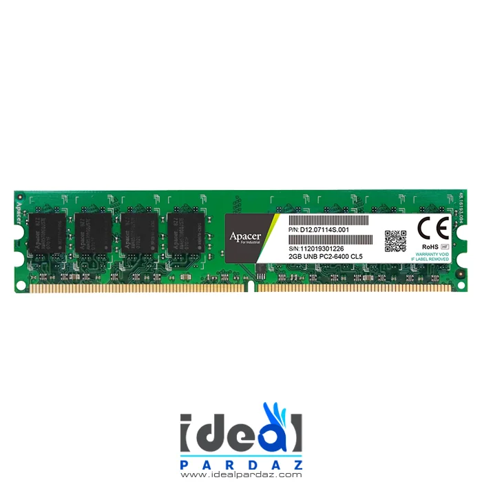 قیمت و خرید رم دسکتاپ اپیسر 2 گیگابایت RAM APACER DDR2 800