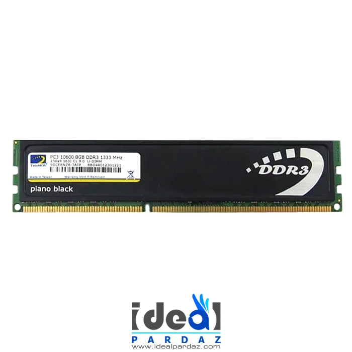 رم دسکتاپ توین ماوس 8 گیگابایت RAM Twinmos 8GB DDR3 1333