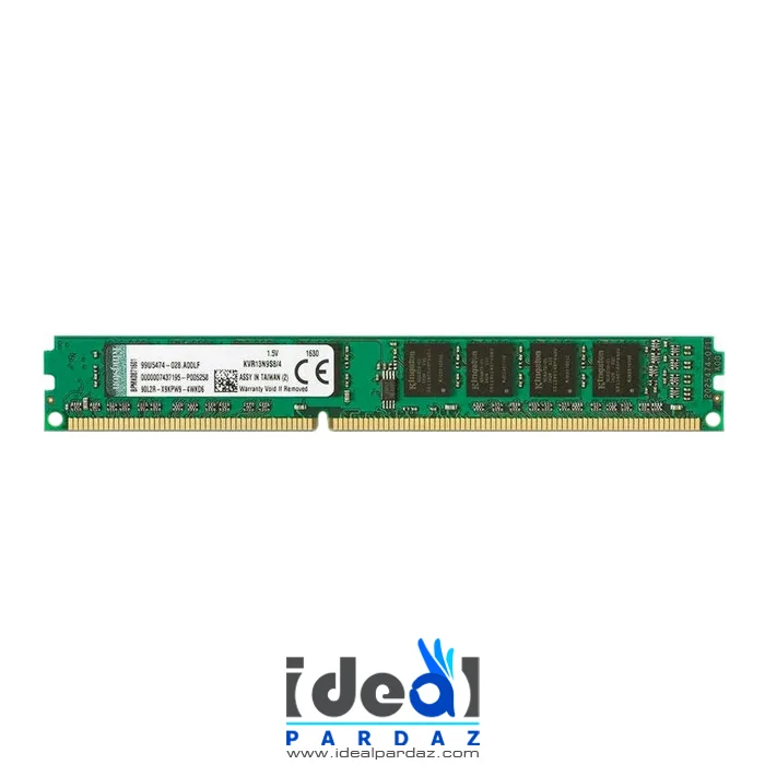 رم دسکتاپ کینگستون KINGSTON DDR3 4GB 1333 یک طرف چیپ