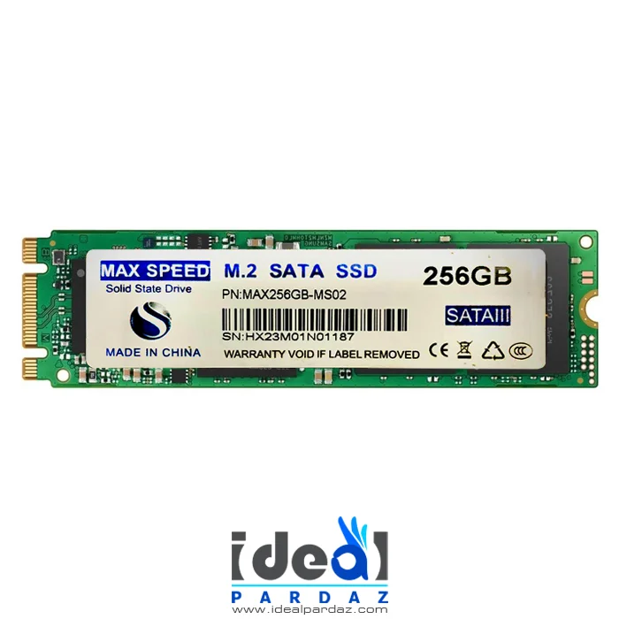 قیمت اس‌اس‌دی 256 گیگابایت مکس اسپید SSD M.2 SATA MAX SPEED
